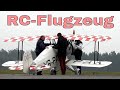 Modellflug - Riesen RC Fugzeug auf dem Flugplatz