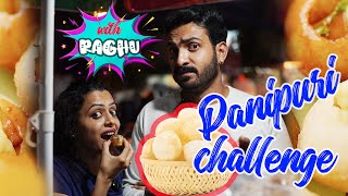 Panipuri Challenge With Raghu😋🔥😋 | Food Challenge | Amrutha Ramamoorthi