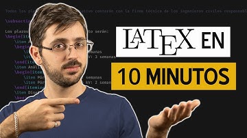 Te enseño a usar LaTeX en 10 minutos (+ instalación)