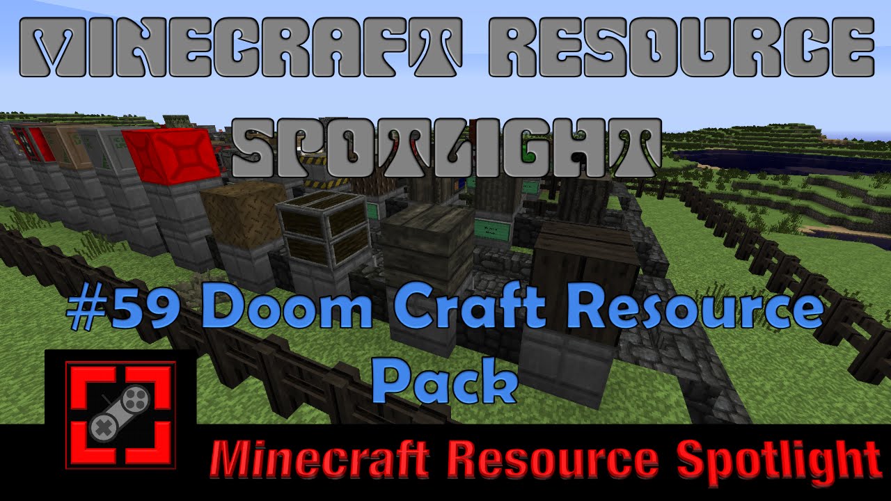 Minecraft Resource Spotlight: #59 Doom Craft Resource Pack - YouTube