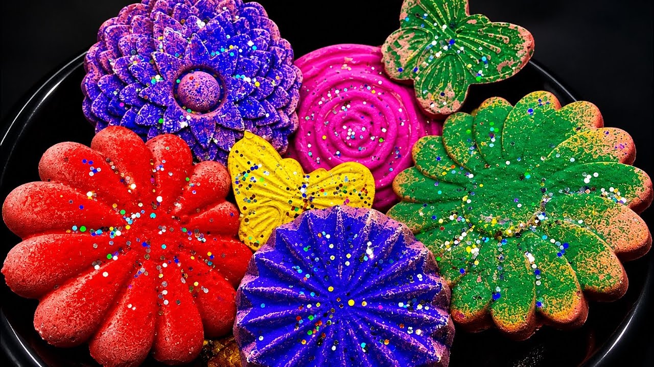 Colorful Variety Chalk Crush 🌈💕 - YouTube