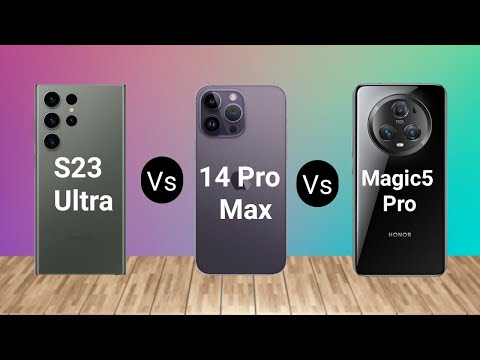 Samsung Galaxy s23 Ultra vs iPhone 14 Pro Max vs Honor Magic 5 Pro | Full Comparison |