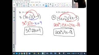 Notes: Multiply Binomials