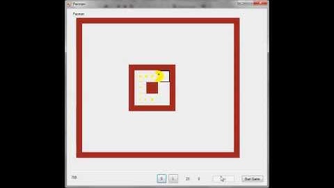 The results of neural network on simplefied "Pac-man" game.