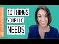 Top 10 Things Every LLC Needs - All Up In Yo' Business