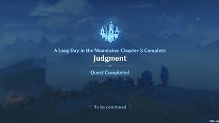 Genshin Impact A Long Day In The Mountains  Quest