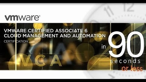 New VCA6-CMA Certification from VMware