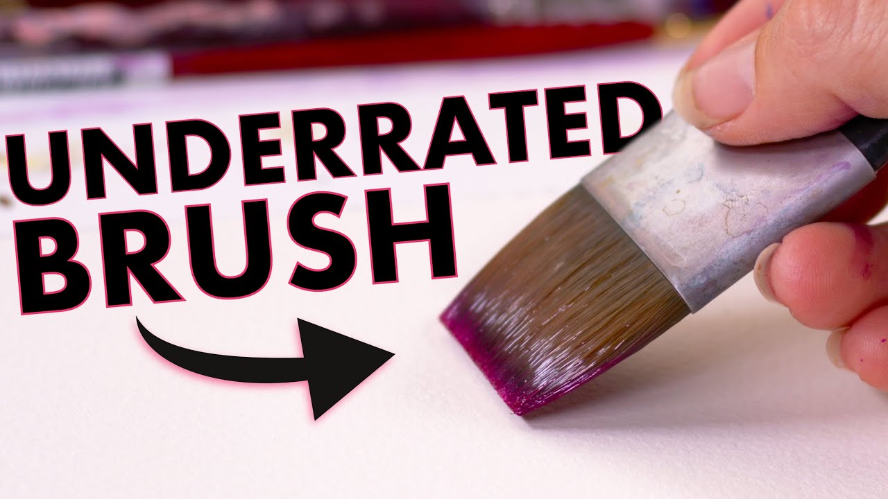 It's SHOCKING what this watercolor brush can do!