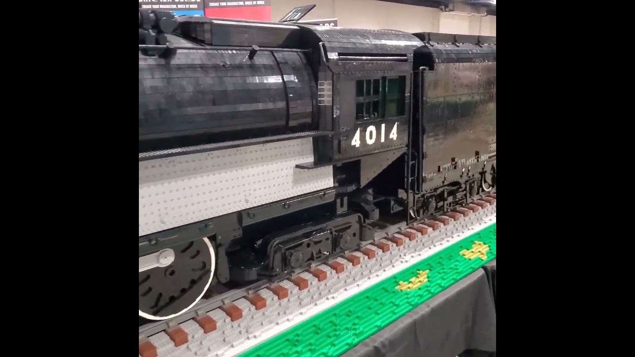 LEGO Brickworld Chicago 2024, creator Mark Staffa, Union Pacific Big Boy 4014