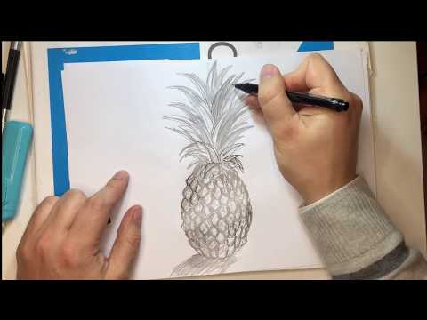 Video: Come Disegnare L'ananas