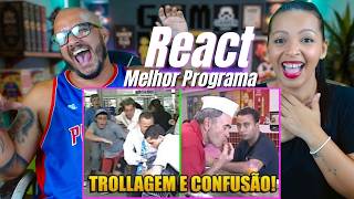 REAGINDO As Pegadinhas Mais ABSURDAS da TV Brasileira! #2 (CORTES  DA LIVE)