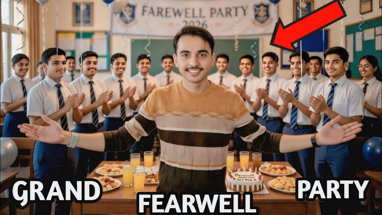 Class 10 Farewell Party 🎉 | Last School Memories | Vlog♥️🥳 - YouTube