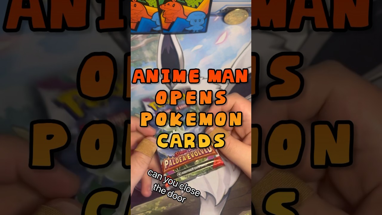 ANIME MAN OPENS POKÉMON CARDS