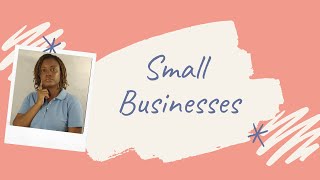 CSEC Principles of Business (P 8) - Small Businesses