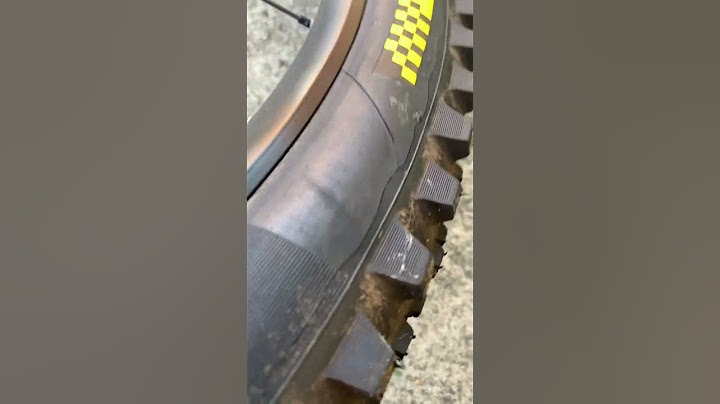 Michelin wild enduro racing line tyre after two rides. Completely perished don’t waste your money!
