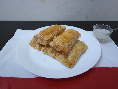 Apple Coconut Puffs || tea time snack