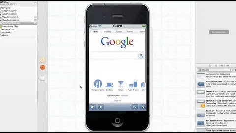 Add a Web View in your iPhone Application - Xcode 4 UIWebView Tutorial