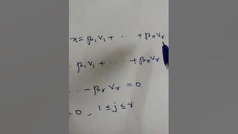 Vector Spaces - Lecture 05