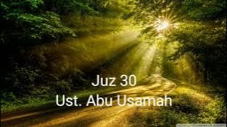 Murottal juz 30, Ust. Abu Usamah merdu sekali