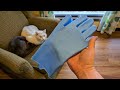Giving my cats a massage with these gloves | Maiiu