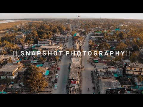 DroneShot  Bihpuria town  Lakhimpur