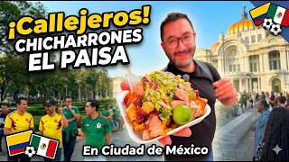 EL FAMOSO CHICHARRÓN COLOMBIANO CALLEJERO de CDMX