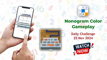 Nonogram Color Logic Puzzle Game | Daily Challenge 25 Nov 2024 #gameplay #keyboard