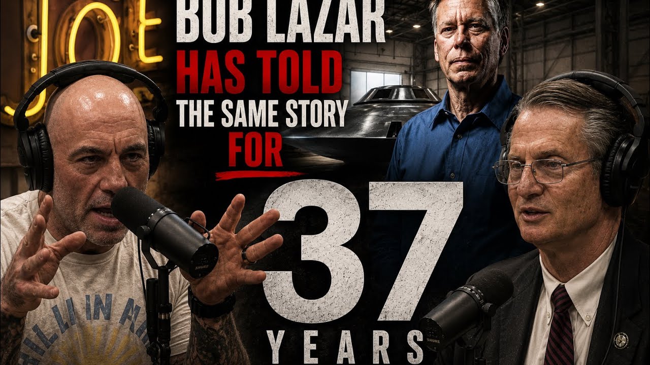 Bob Lazar Has Told The Same Story For 37 Years | Joe Rogan & Tim Burchett
