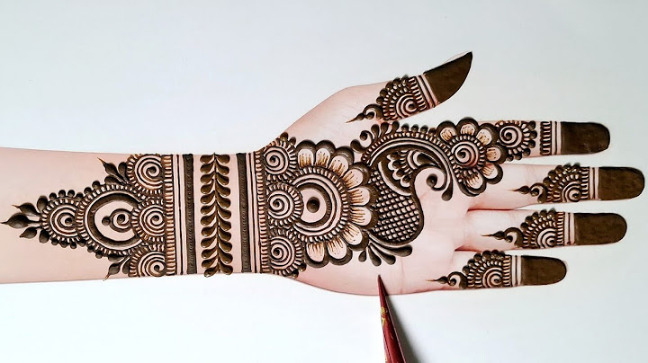 Very easy front hand mehndi design | mehandi design | simple mehndi design | stylish mehndi design