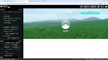 24 05 03, HTML, CSS 강좌, 163강, 제주맥주 상단바 비디오에 가려지는 문제 해결