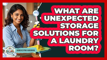 What Are Unexpected Storage Solutions For A Laundry Room? - Homekeeping Handbook