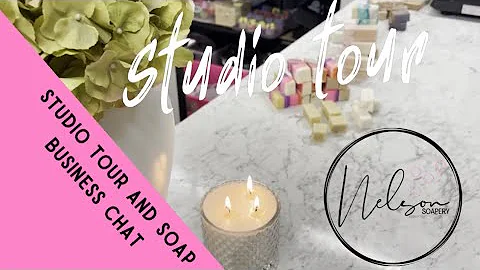 A studio tour and a chat about what you need to get started as a soap maker