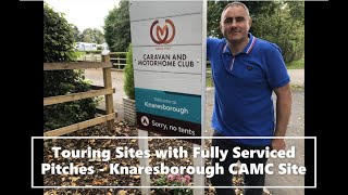 Knaresborough Caravan and Motorhome Club Site, North Yorkshire with Serviced Pitches