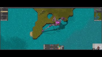 Factorio Spidertron walking on water