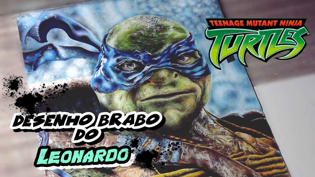 Como desenhar o Leonardo de Tartarugas Ninjas