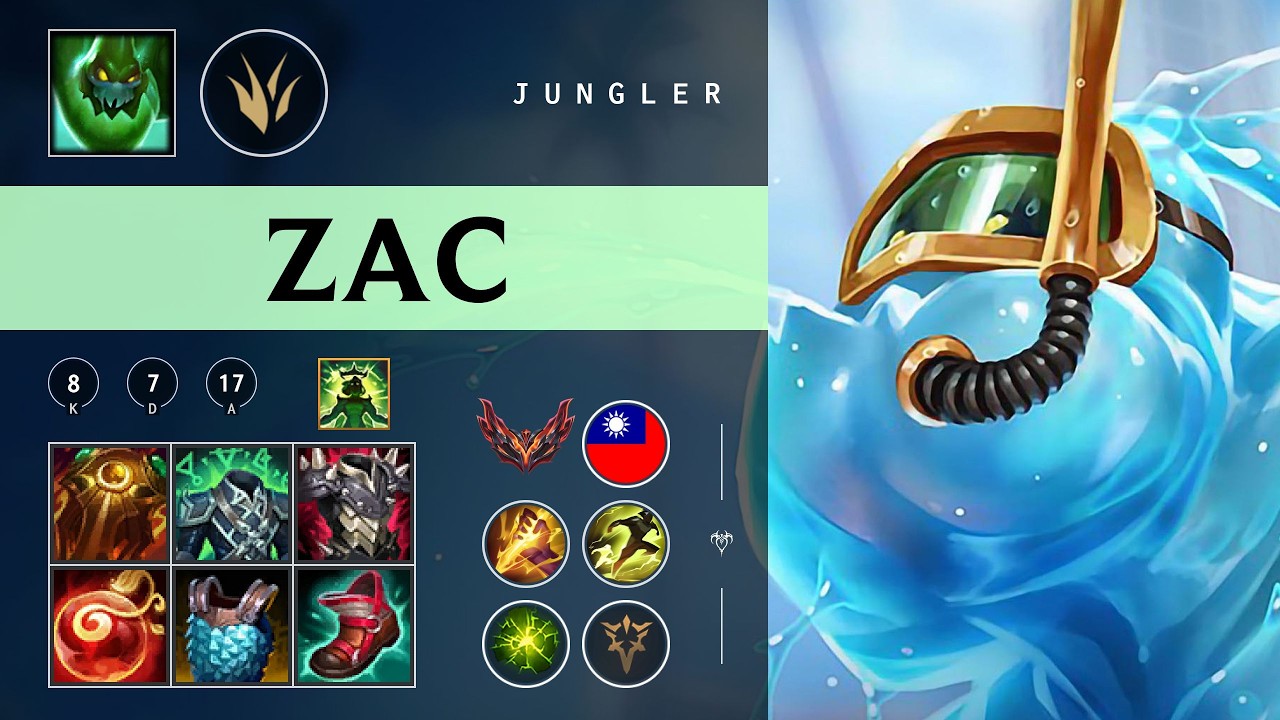 Zac Jungle vs Naafiri - TW Grandmaster Patch 26.03