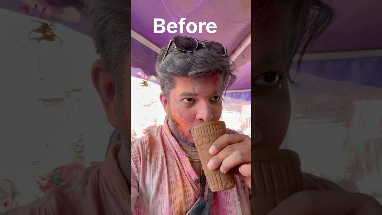 Vrindavan ki bhang wali lassi #holi #2025 @PeopleVsFood @bababholenath3352