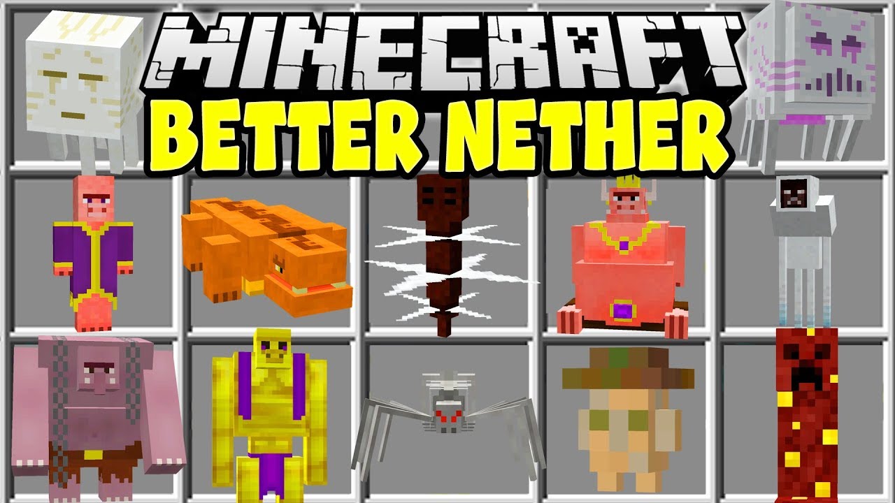 Minecraft Better Nether Mod New Nether Bosses Biomes Structures