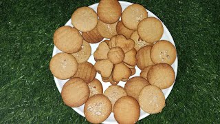 Wheat biscuit recipe | no oven | no maida | no egg | easy recipe