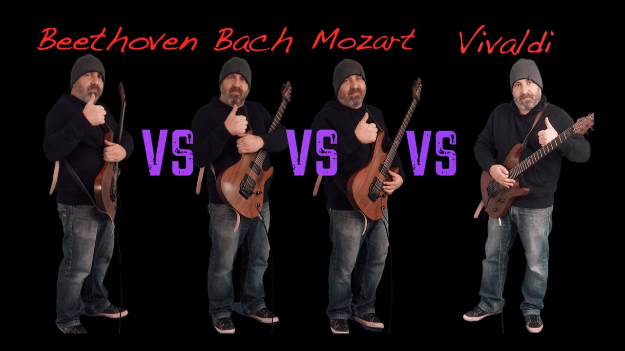 Guitar Battle - Beethoven VS Bach VS Mozart VS Vivaldi