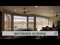 Motorized Screen Shades from Zinga&#39;s