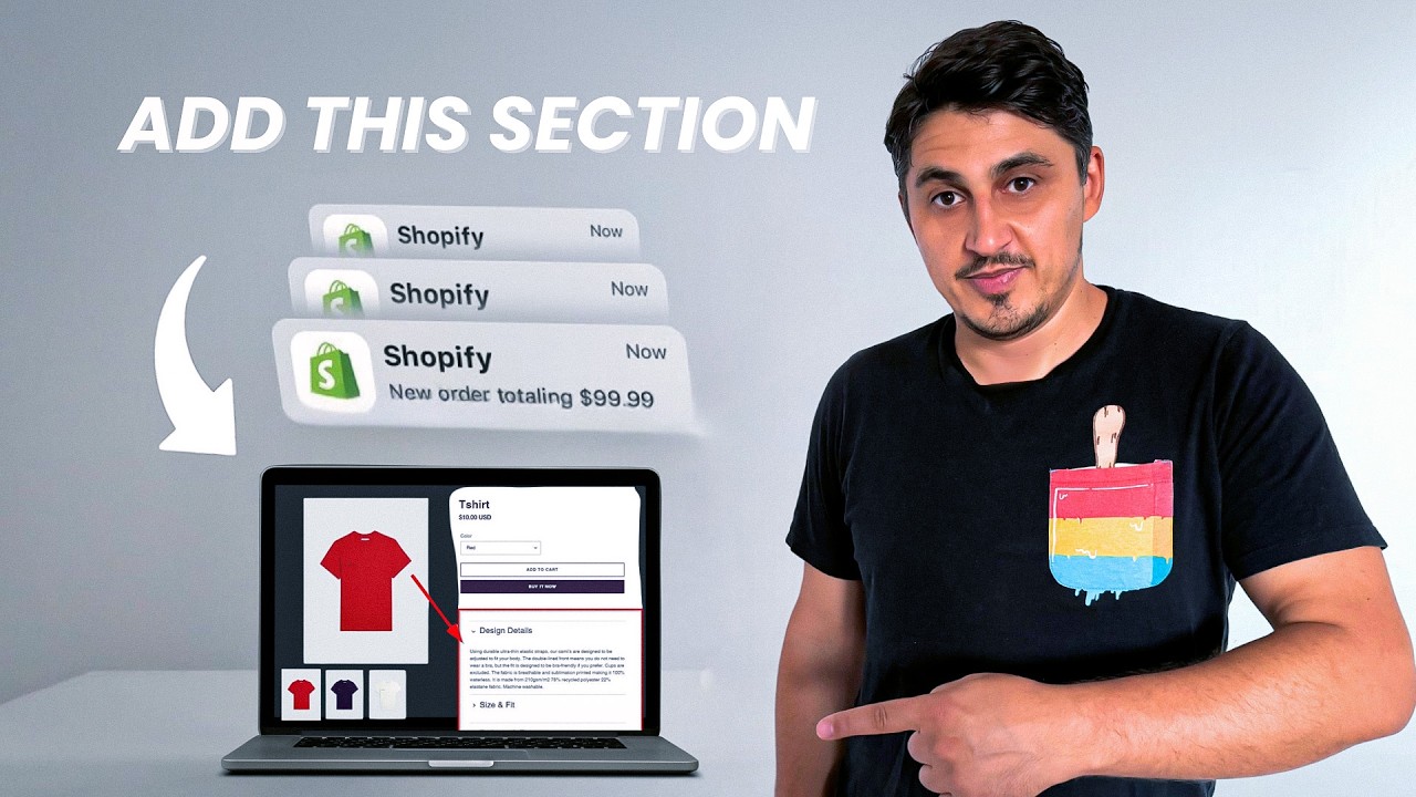 How to Add Shopify Product Tabs to Any Theme (EASY) - YouTube