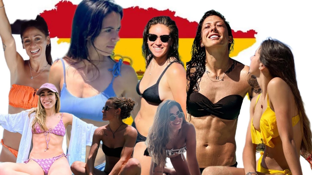 FWWC Spain Women's Football Player Hot & Beautiful Moments 2023 - YouTube