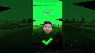 mini to big car challenge #messi #ronaldo #ishowspeed #song