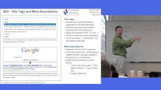SEO Title Tags Meta Descriptions