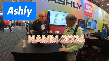 Ashly at NAMM 2024 with The Myles Revolution