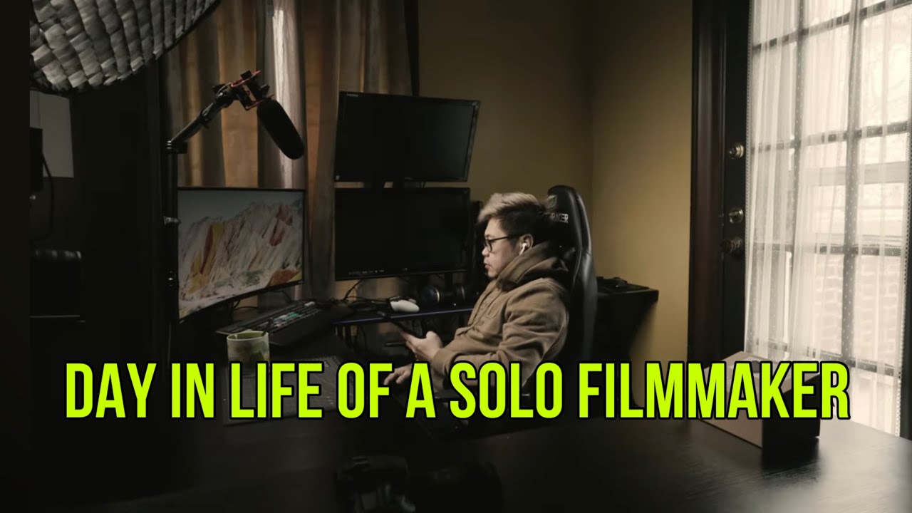 A Day In Life Of A Solo Filmmaker | My First Cinematic Vlog - YouTube