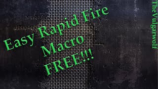 Making a rapid fire macro | No additional software needed!!!