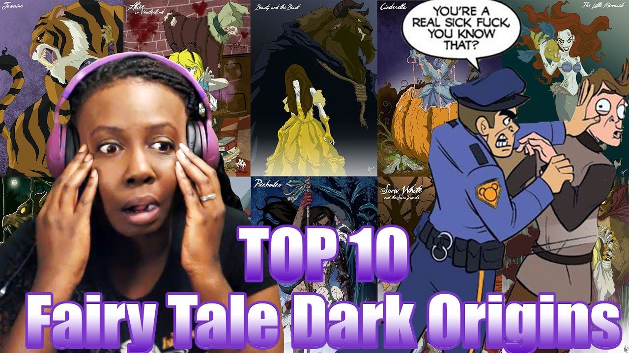 MOVIE IDEAS?? Top 10 Fairy Tale Dark Origins Reaction YouTube