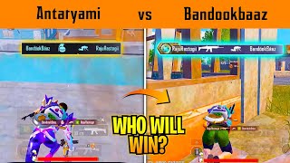 😱 Antaryami Gaming vs BandookBaaz Intense Battle in Conqueror Lobby in BGMI @AntaryamiGaming